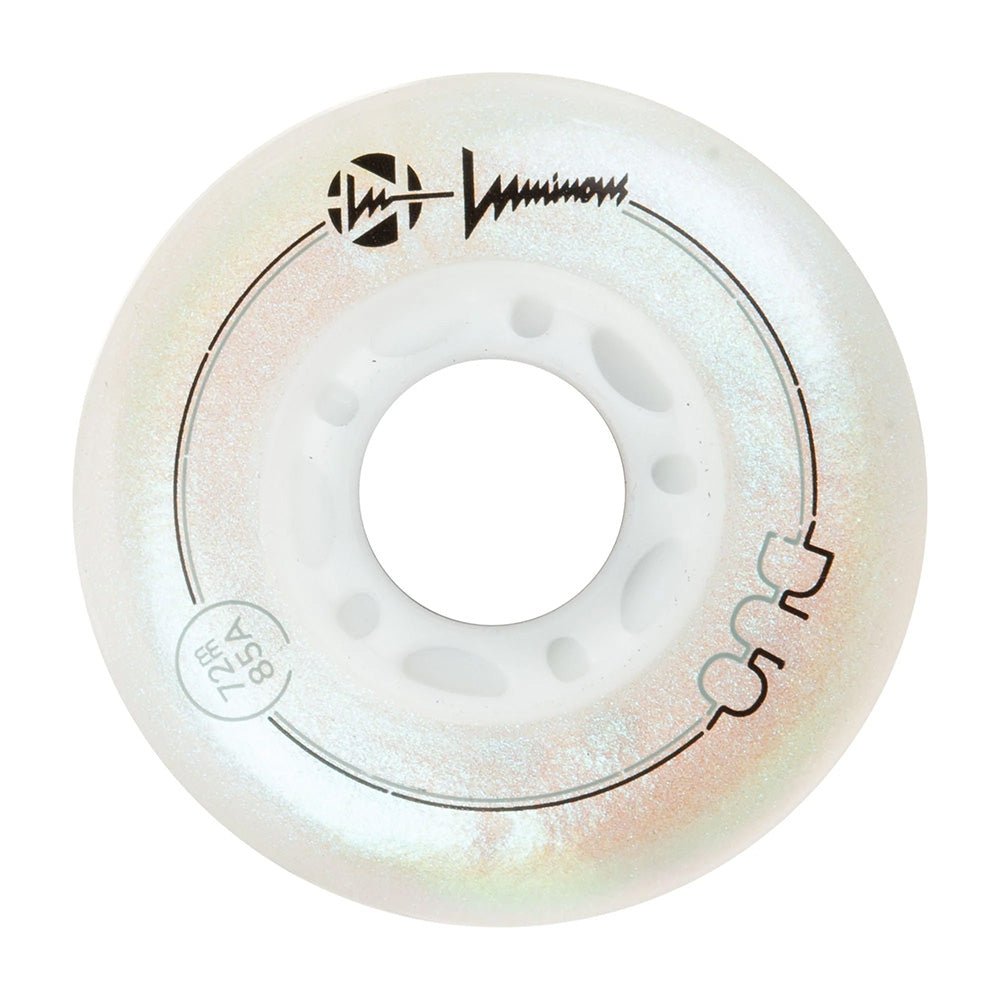 Luminous LED Inline Wheels DUO - ROLLER SKATE USA