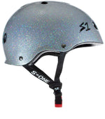 S1 Mini Lifer Helmet Silver Gloss Glitter