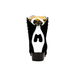 Moxi Black Jack Leopard Lining Roller Boot