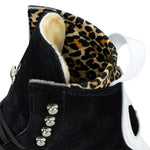 Moxi Black Jack Leopard Lining Roller Boot