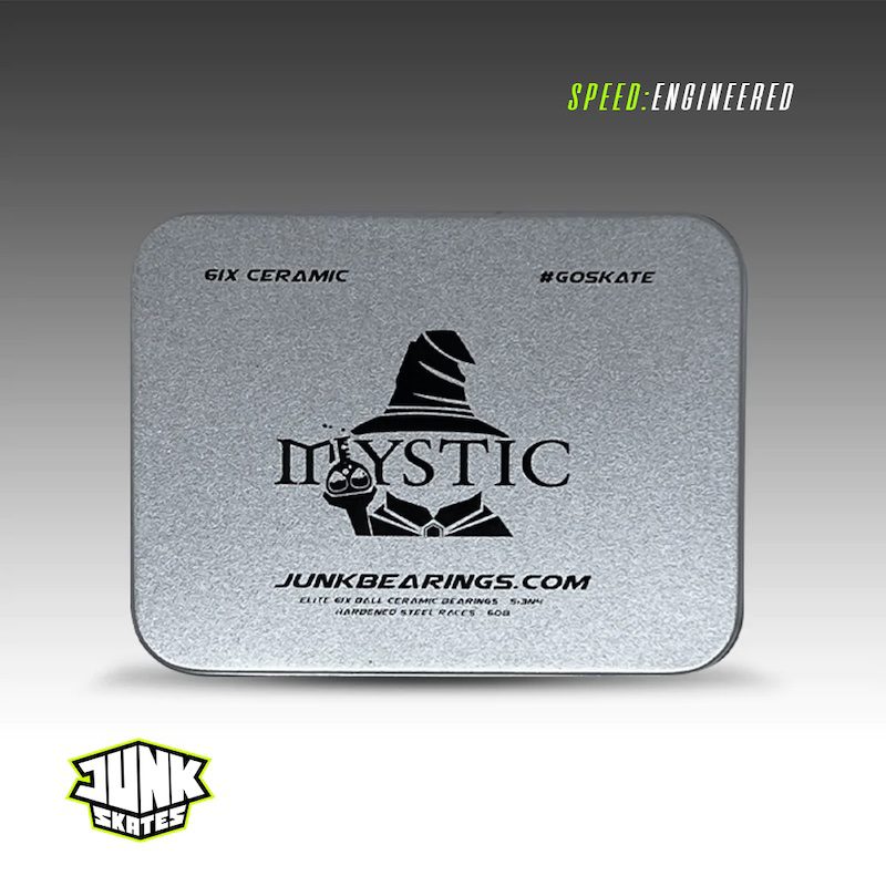 Junk Mystic Pro 6IX Ball Ceramic Skate Bearings (16 Pack)