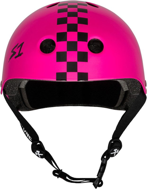 S1 Lifer Helmet Pink Gloss W/ Checkers