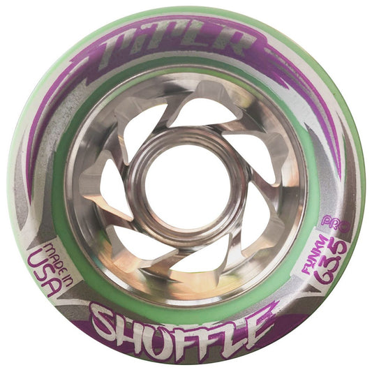 Piper SHUFFLE Alloy Glow In The Dark 63.5MM Wheels