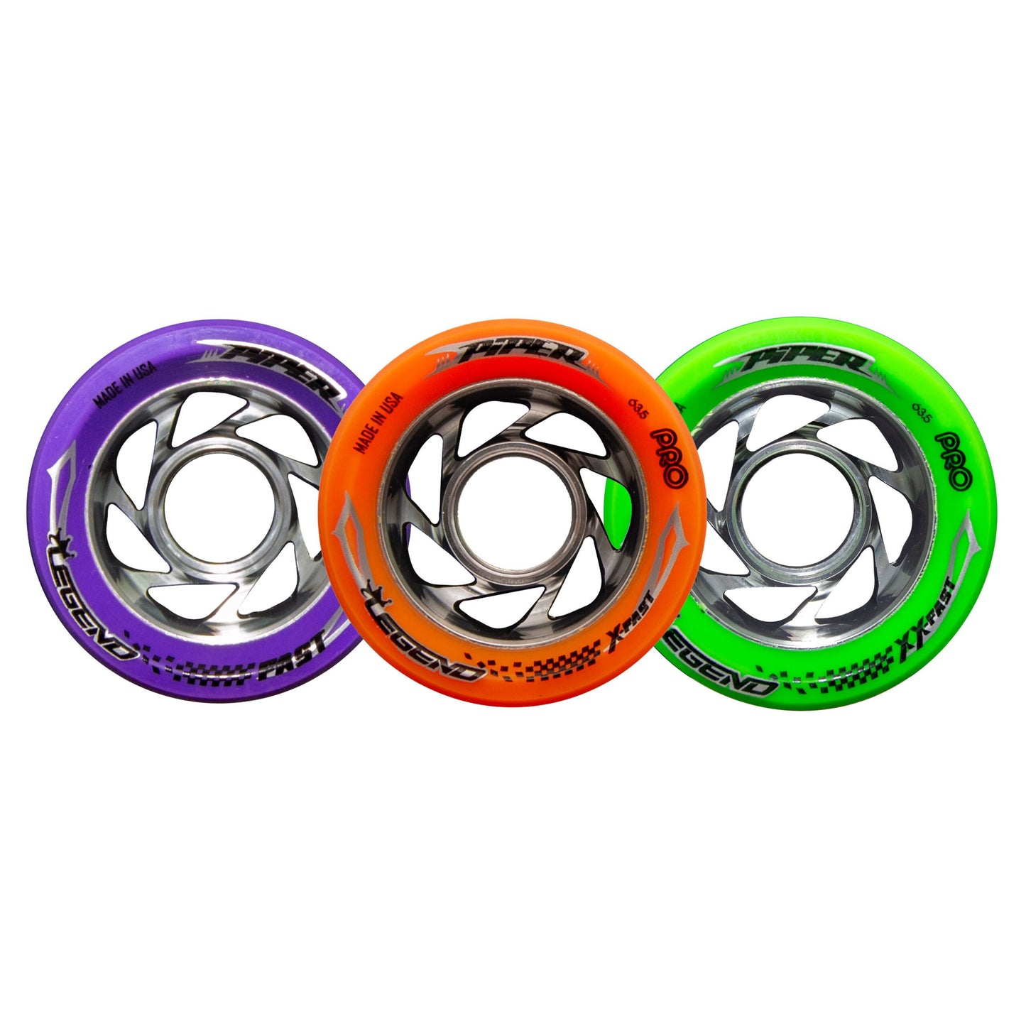 Piper LEGEND PRO Roller Skate Wheels 63.5MM