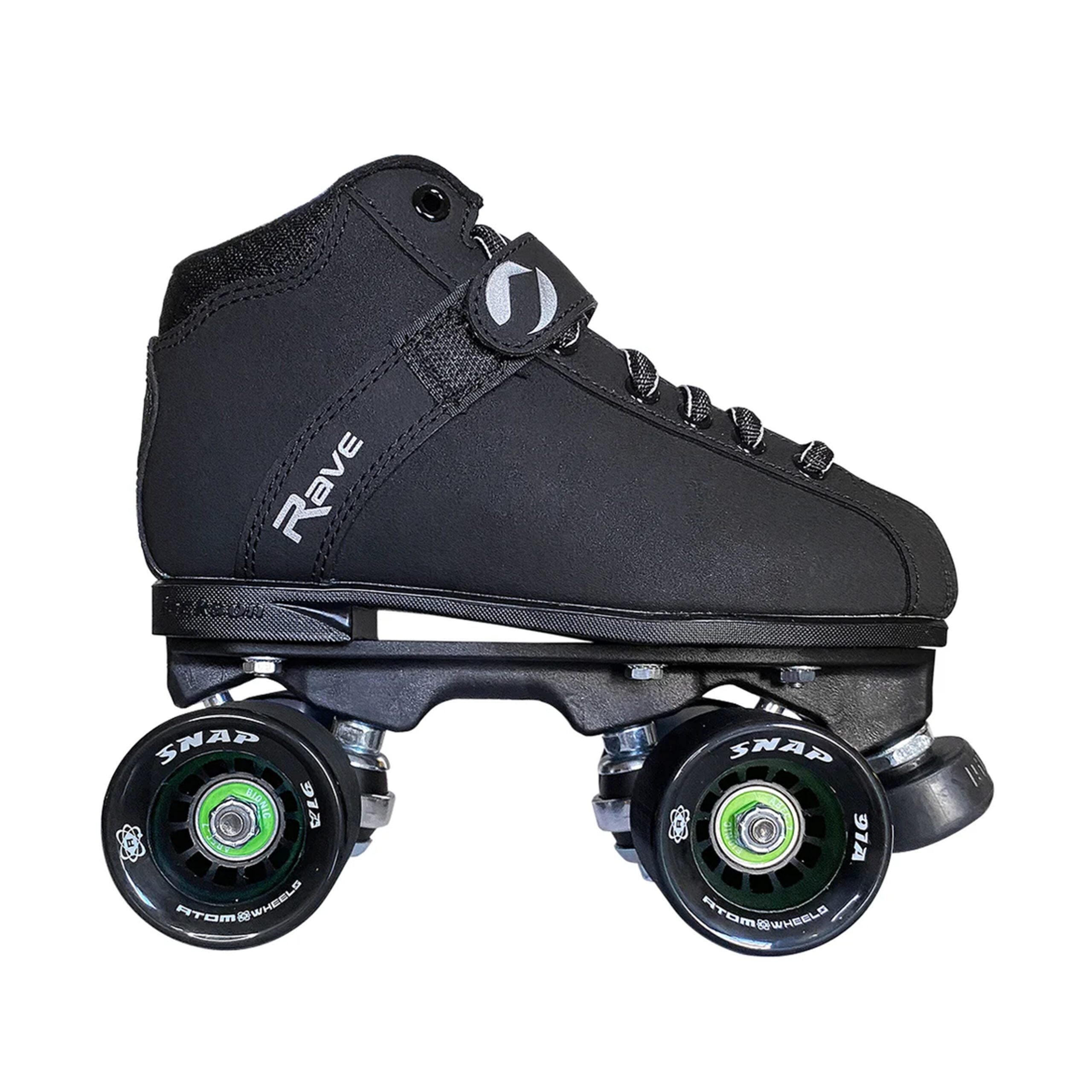 Jackson Rave Nylon Men's Roller Skate Black - ROLLER SKATE USA