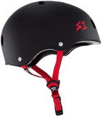 S1 Lifer Helmet Black Matte/Red Straps