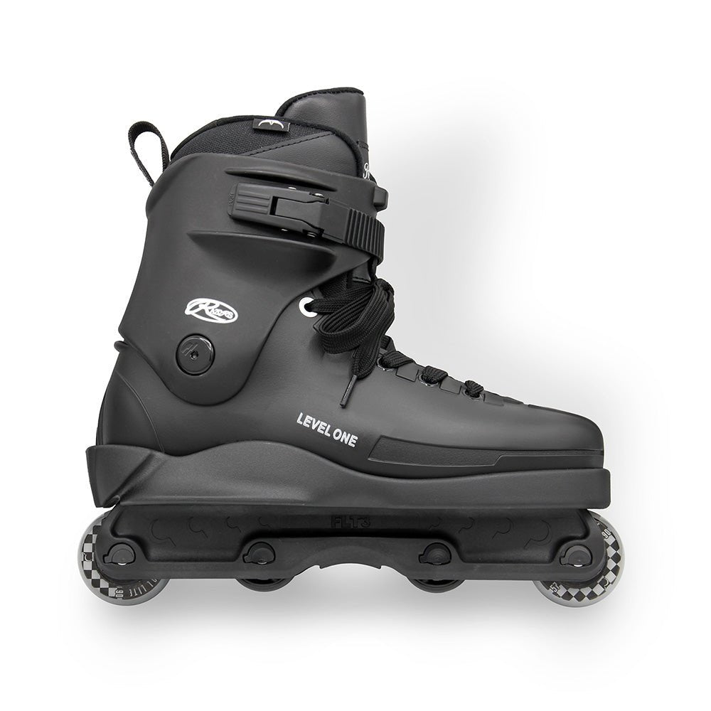Razors Cult Level One Black Aggressive Skates - ROLLER SKATE USA