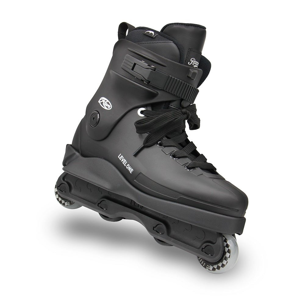 Razors Cult Level One Black Aggressive Skates - ROLLER SKATE USA