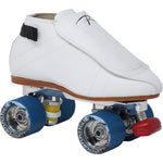Riedell PowerTrac Cannibal Jam Roller Skate With 395 White Boot - ROLLER SKATE USA