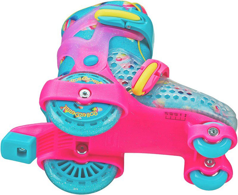 Roller Derby FUN ROLL Jr. Girl's Adjustable Roller Skates - Ice Cream