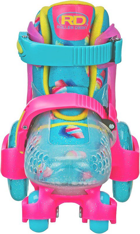 Roller Derby FUN ROLL Jr. Girl's Adjustable Roller Skates - Ice Cream