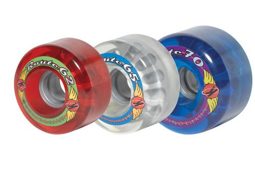 Kryptonics Route 70mm roller skate wheels
