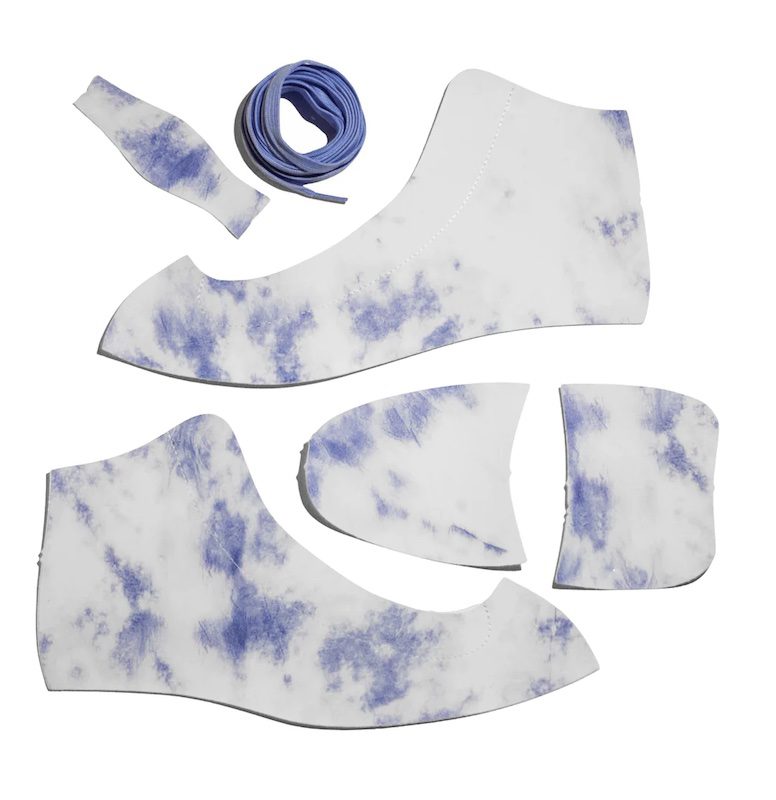 American Ice Skate Wrap Purple Tie-Dye