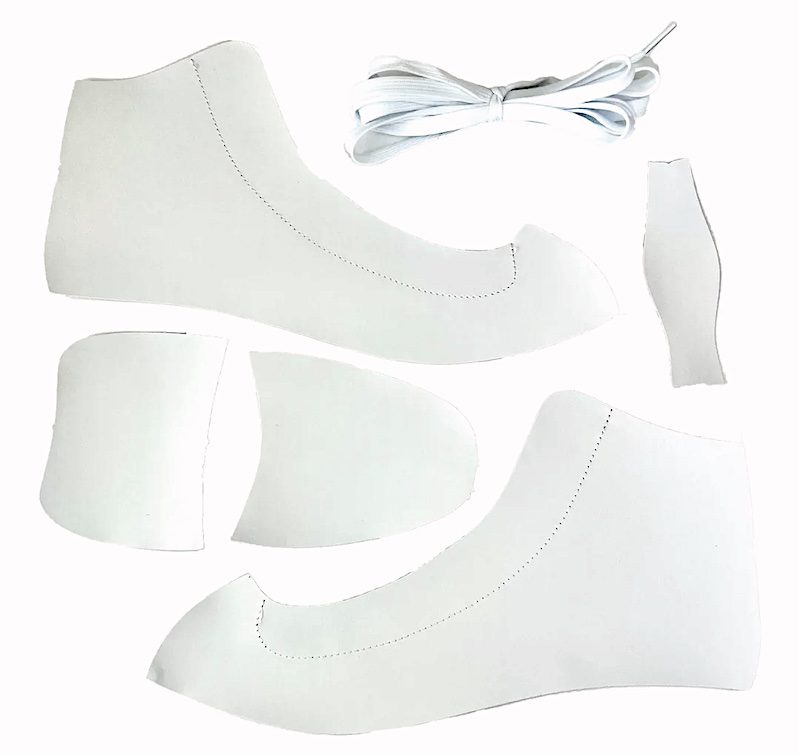 American Ice Skate Wrap White