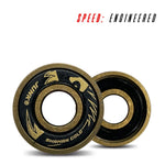 Junk Shaman Gold 6IX Ball Ceramic + Gold Titanium Bearings (16 Pack) World Record Edition - ROLLER SKATE USA