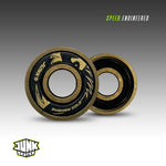 Junk Shaman Gold 6IX Ball Ceramic + Gold Titanium Bearings (16 Pack) World Record Edition - ROLLER SKATE USA