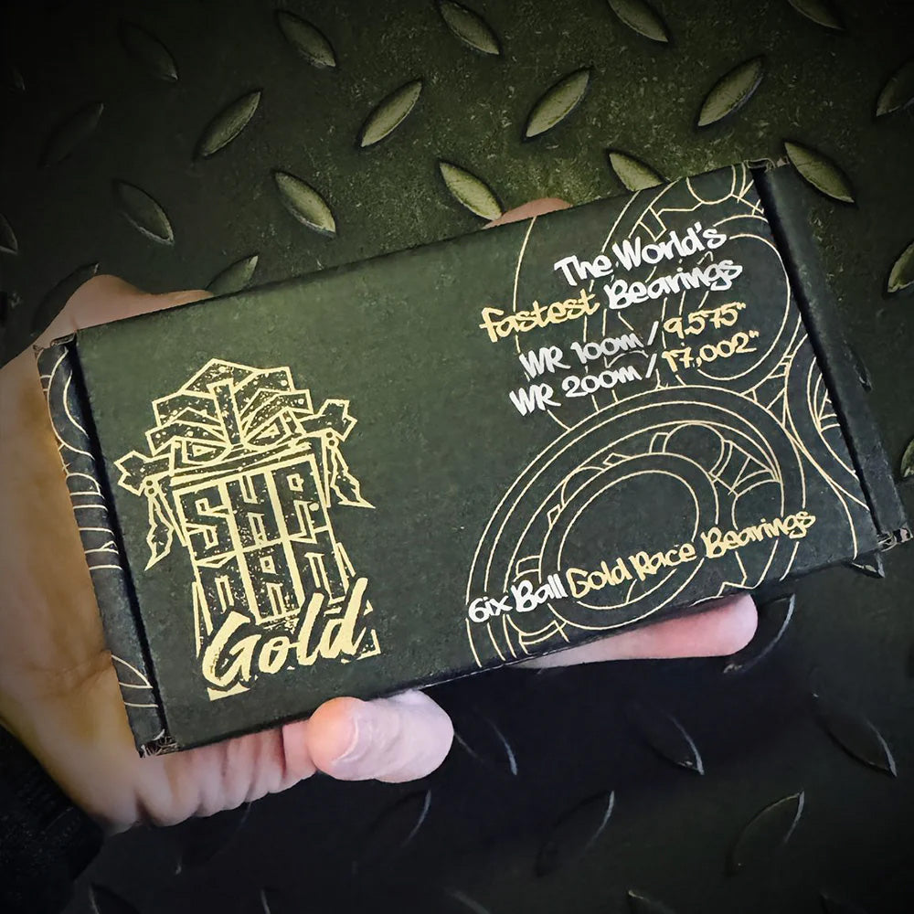 Junk Shaman Gold 6IX Ball Ceramic + Gold Titanium Bearings (16 Pack) World Record Edition