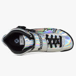 Bont BNT 195mm Inline Speed Skate Boots Silver Rainbow