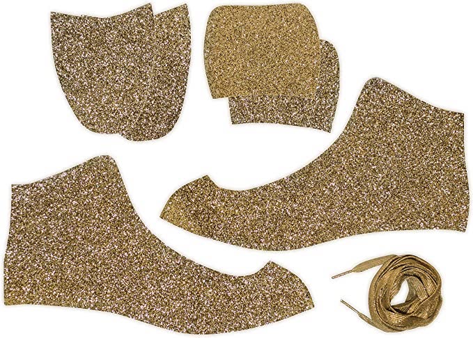 American Ice Skate Wrap Sparkle Gold