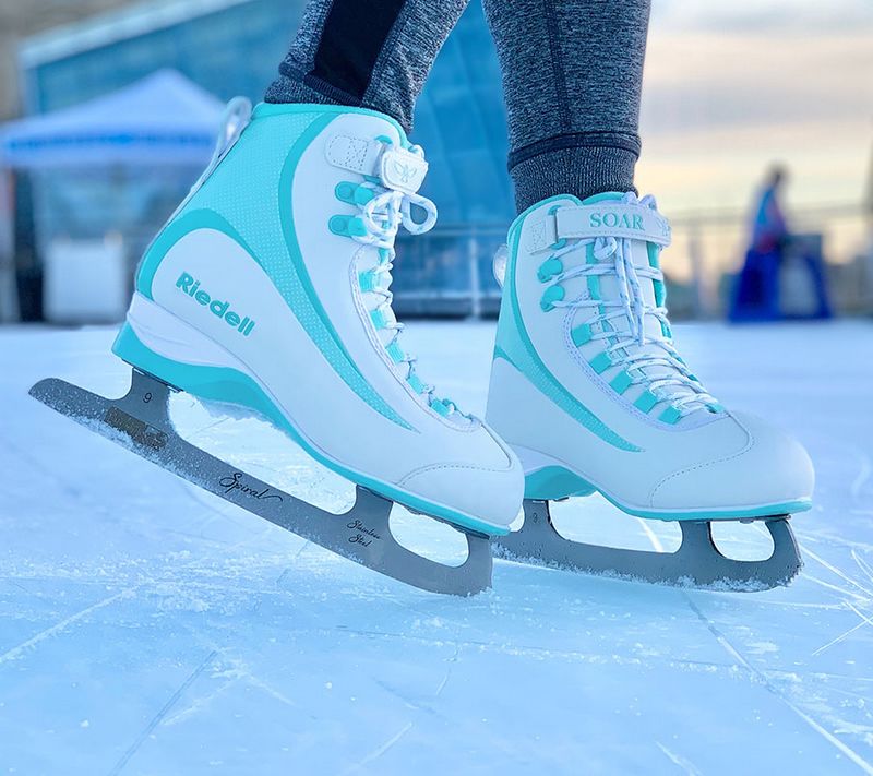 Riedell Soar Mint Ice Skate