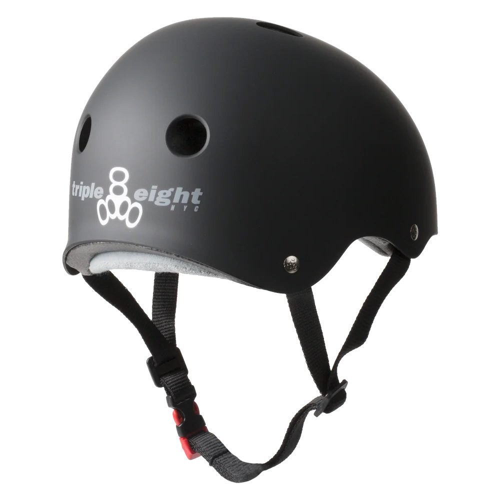 Triple 8 Certified Sweatsaver Helmet Black Matte
