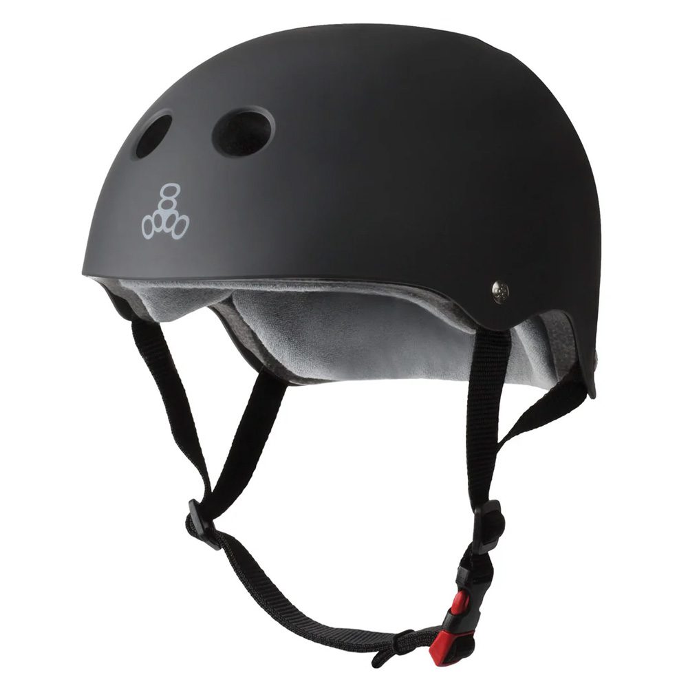 Triple 8 Certified Sweatsaver Helmet Black Matte