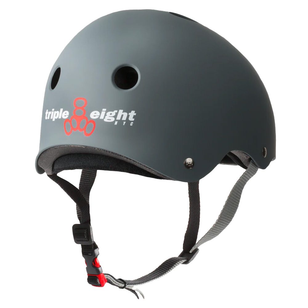 Triple 8 Certified Sweatsaver Helmet Carbon Matte