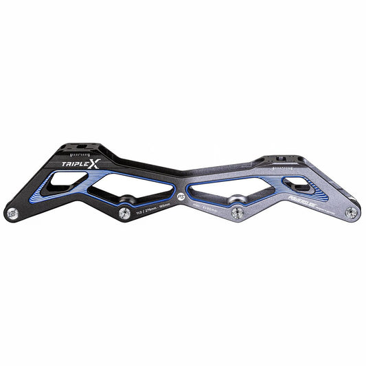 Powerslide Triple X5 11.0" 4x90 Black Blue 165M Frame