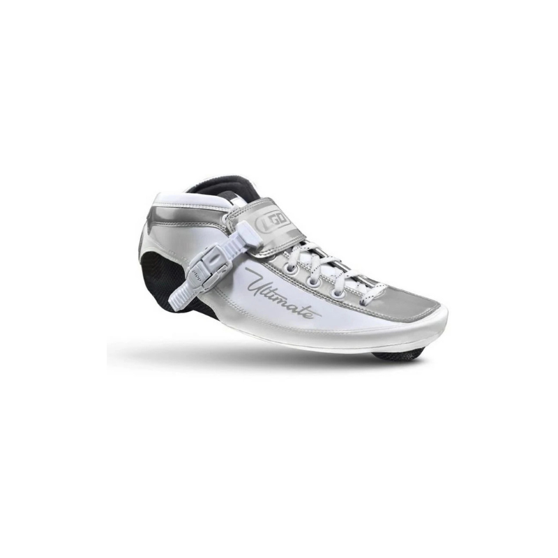 LGO Ultimate White Silver Skate Boot