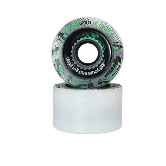 BackSpin Revenge Grey Roller Skate Wheels 62MM