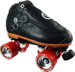 Vanilla Blackout with Deluxe Wheels Skate - ROLLER SKATE USA