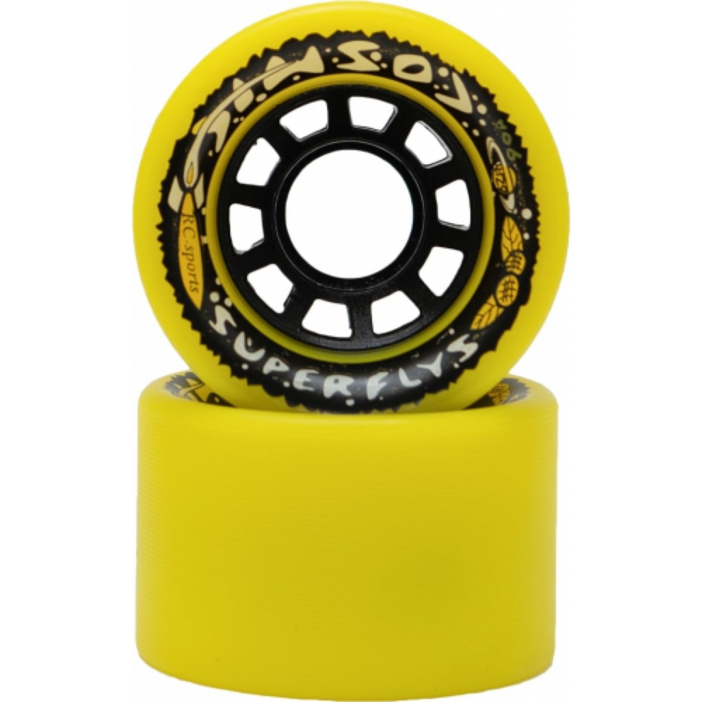 Vanilla Cosmic Speed Roller Skate Wheels - ROLLER SKATE USA
