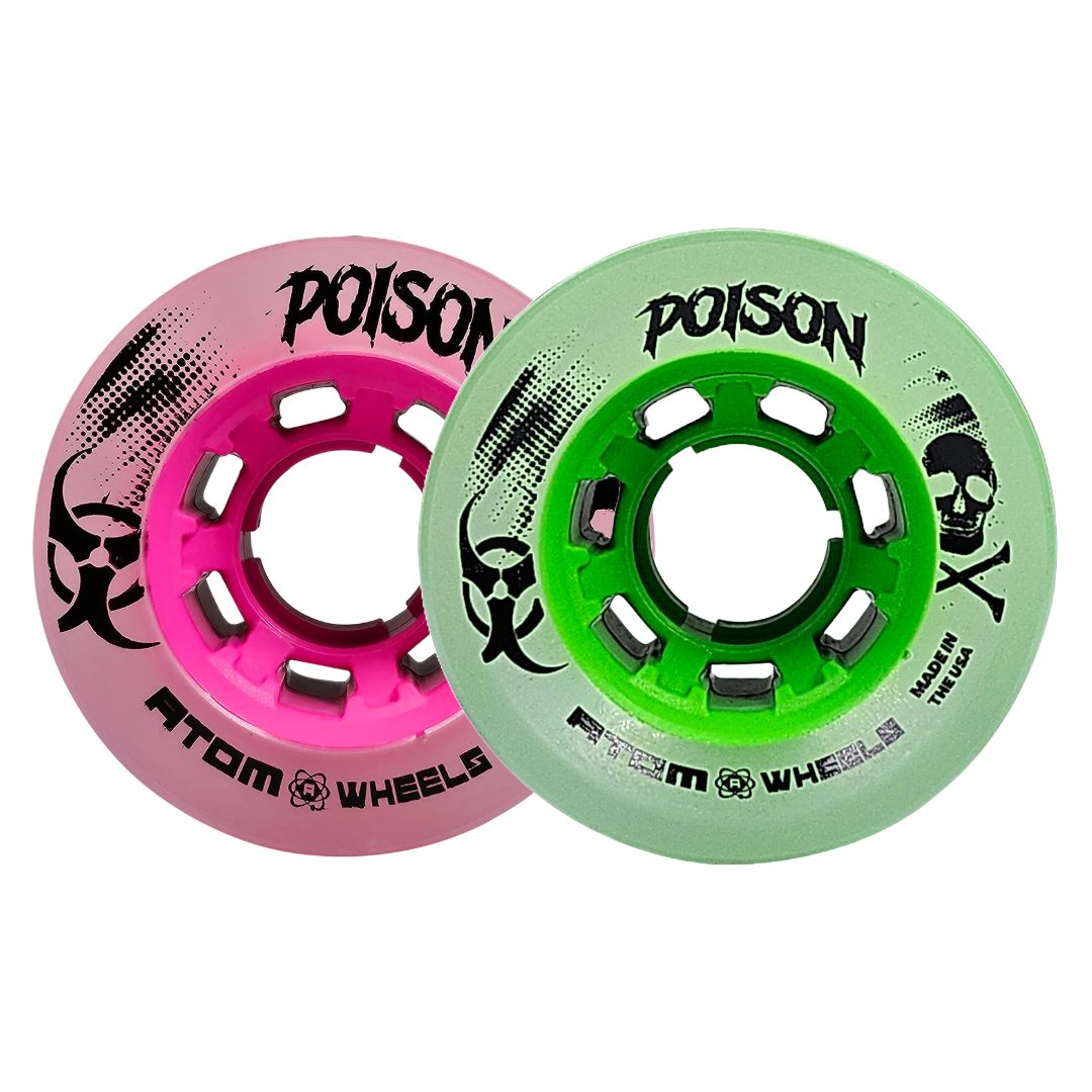 Atom Poison Roller Skate Wheels 62MM Wide