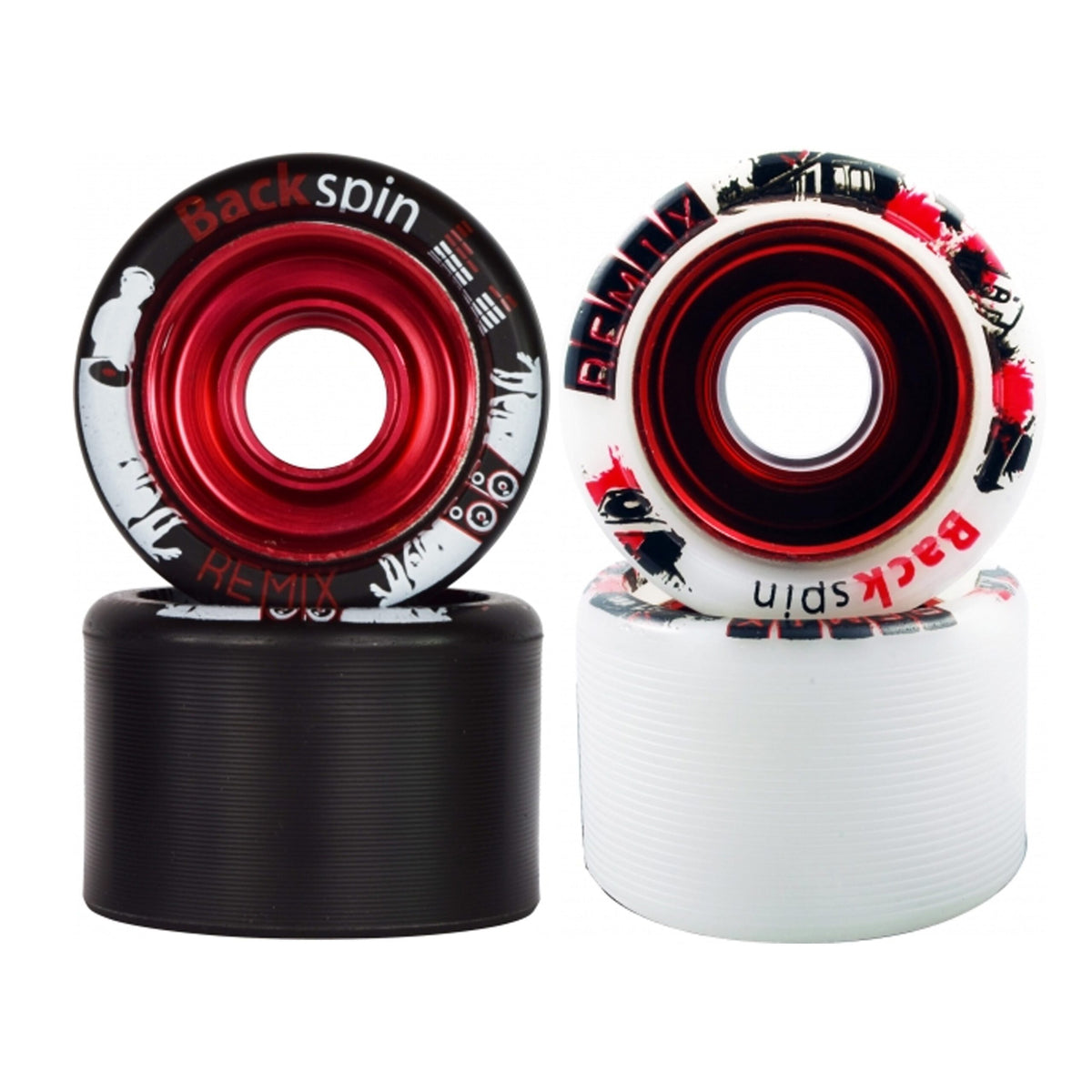 Backspin Remix Aluminum Roller Skate Wheels 62MM