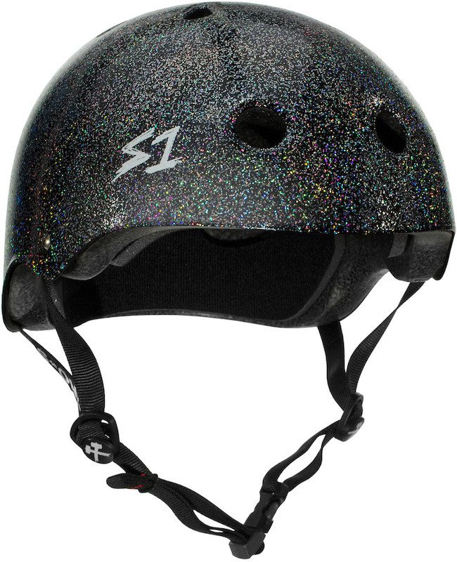 S1 Mega Lifer Helmet Black Gloss Glitter