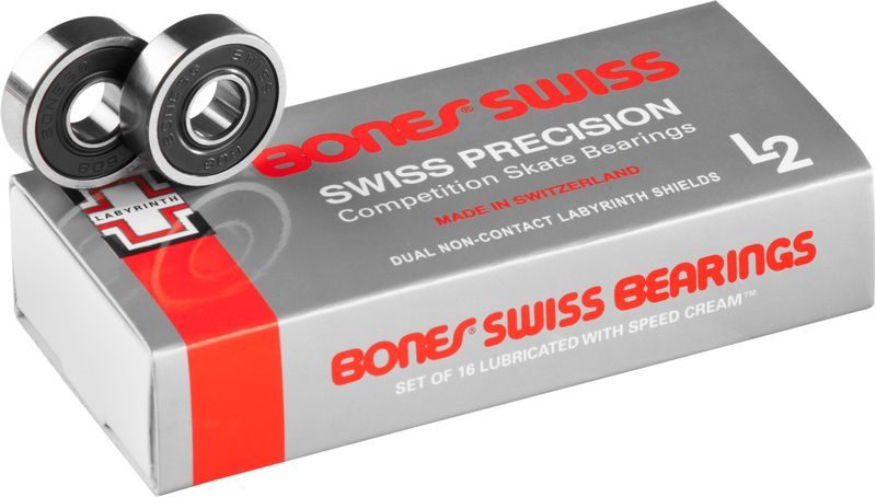 Bones Swiss Labyrinth Bearings - ROLLER SKATE USA