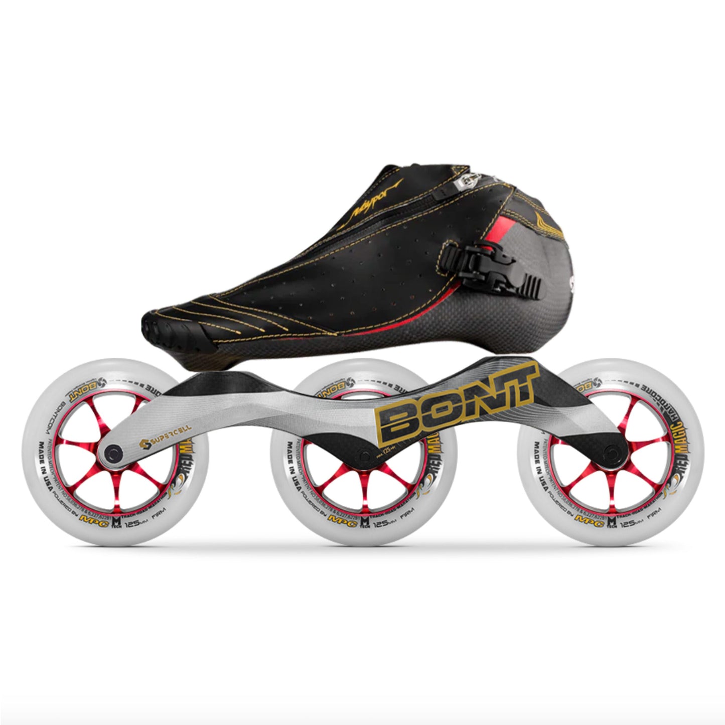 Bont Vaypor Zipper Toebox Inline Skate with Supercell Frame
