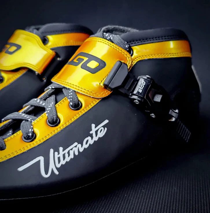 LGO Ultimate Black/Gold Skate Boot