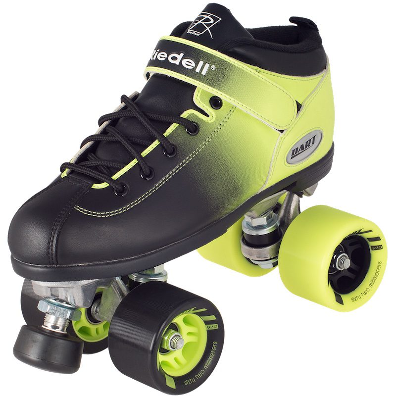 Riedell R3 Ombre Green Black Roller Skate