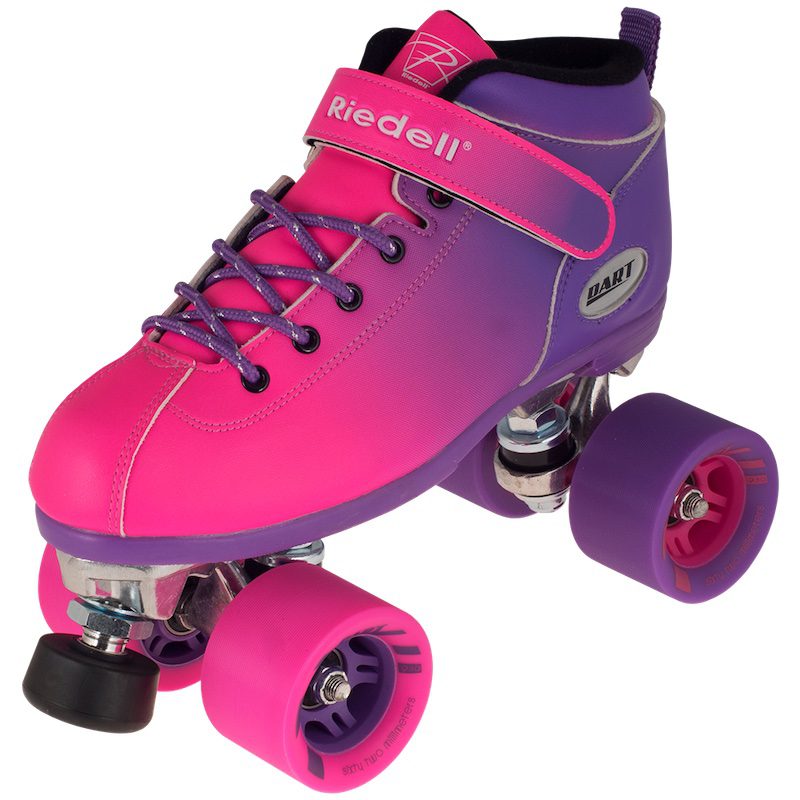 Riedell Dart Ombre Purple Pink Roller Skate