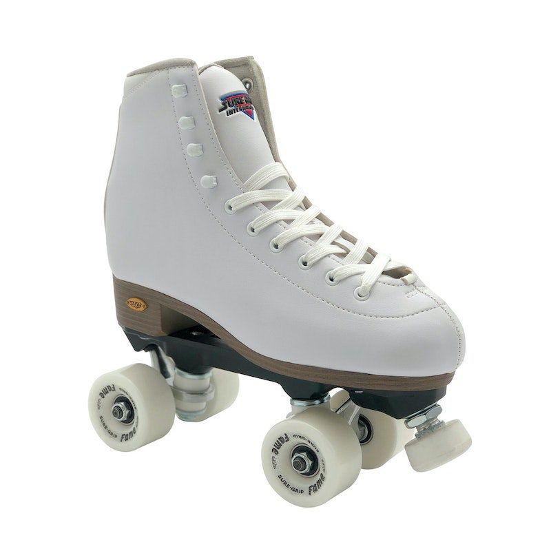 Sure Grip Fame White Roller Skate - ROLLER SKATE USA