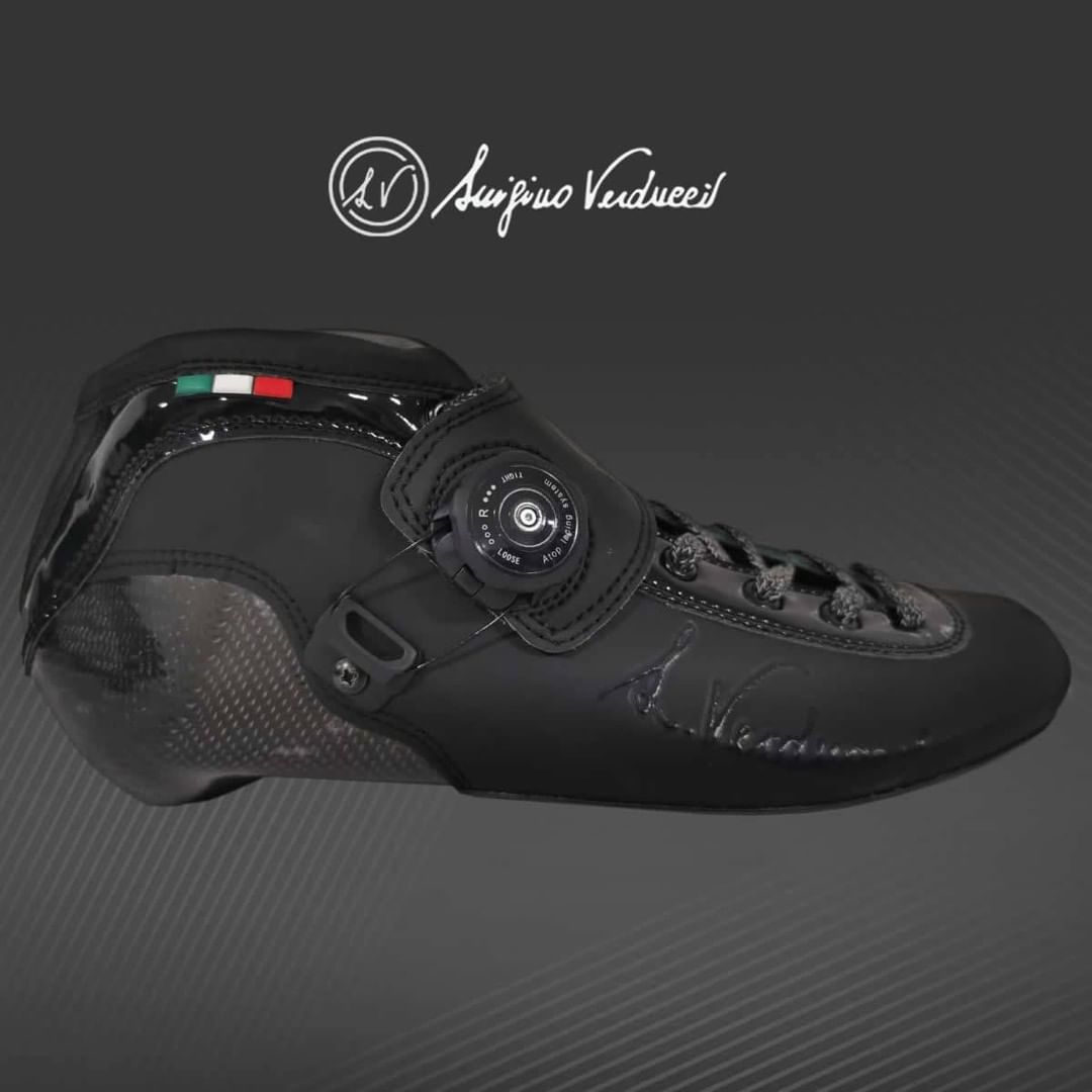 Luigino Verducci L2 Black Skate Boots
