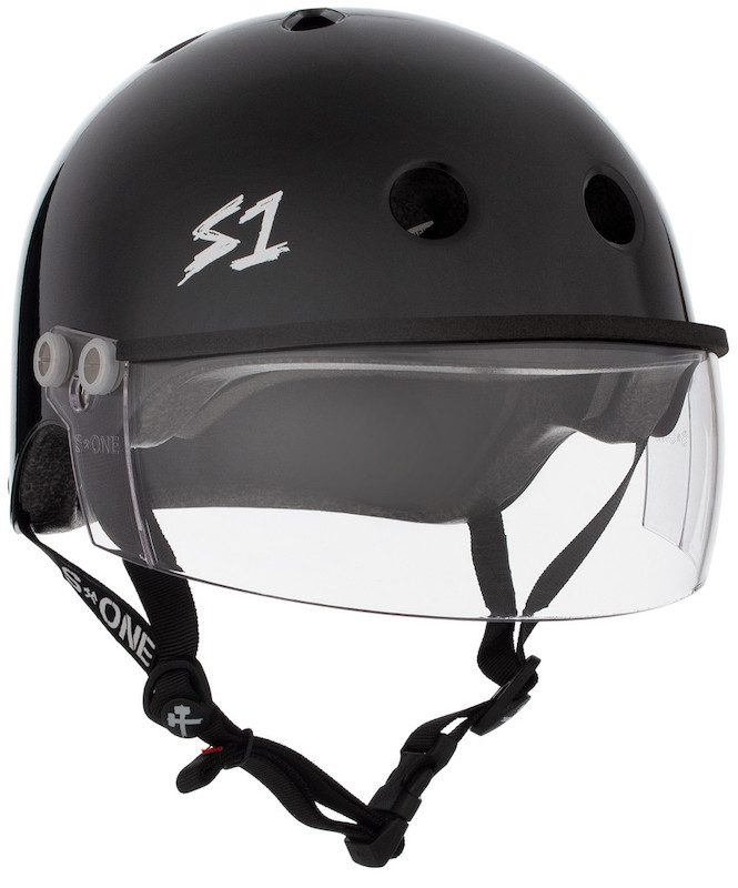 S1 Lifer Visor Helmet Gen 2 Black Gloss