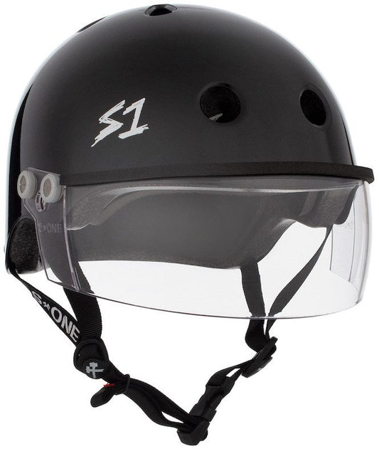 S1 Lifer Visor Helmet Gen 2 Black Gloss