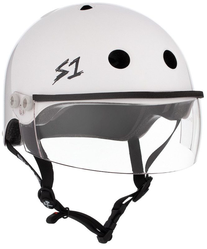 S1 Lifer Visor Helmet Gen 2 White Gloss