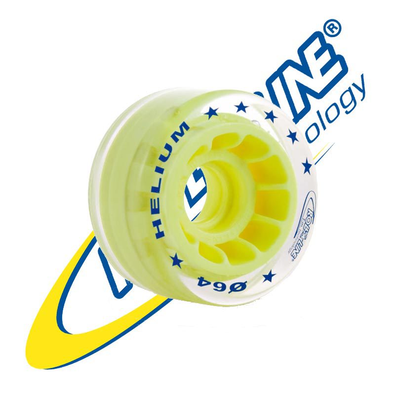 Roll-line Helium Jam Yellow Roller Skate Wheels
