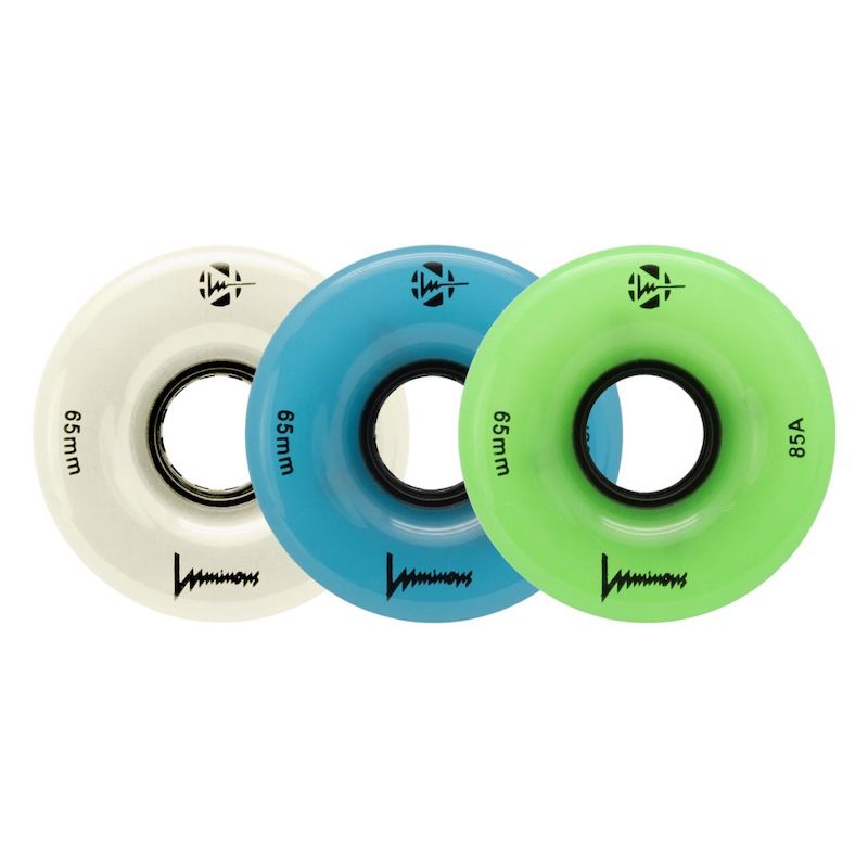Luminous Longboard Freestyle LED Wheels 65mm