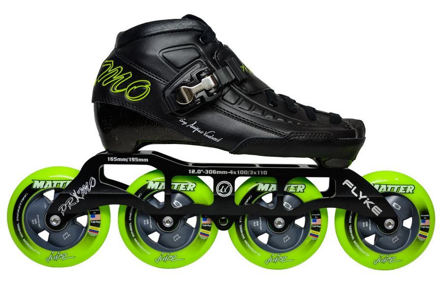 Luigino Verducci Primo Green Skate Package - ROLLER SKATE USA