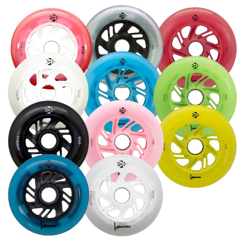 Luminous Inline LED Wheels 110mm