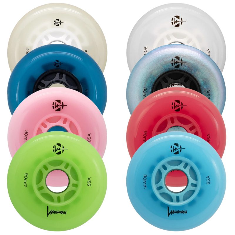 Luminous Inline LED Wheels 90mm